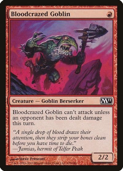 Bloodcrazed Goblin Magic 2011 (M11) Magic card