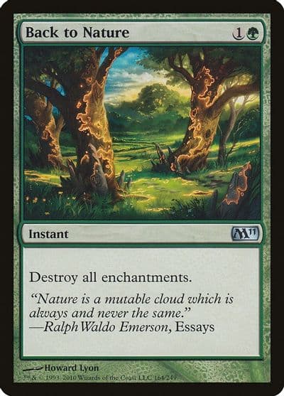 Back to Nature Magic 2011 (M11) Magic card