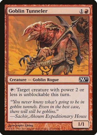 Goblin Tunneler Magic 2011 (M11) Magic card