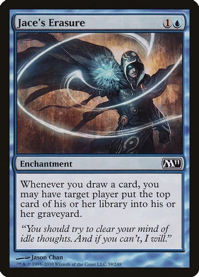 Jaces Erasure Magic 2011 (M11) Magic card
