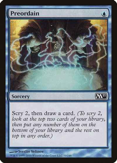 Preordain Magic 2011 (M11) Magic card