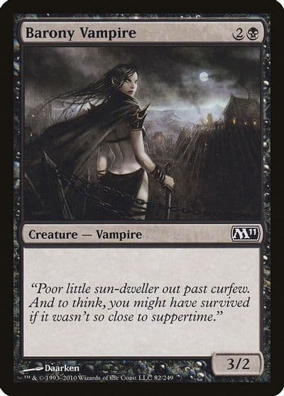 Barony Vampire Magic 2011 (M11) Magic card