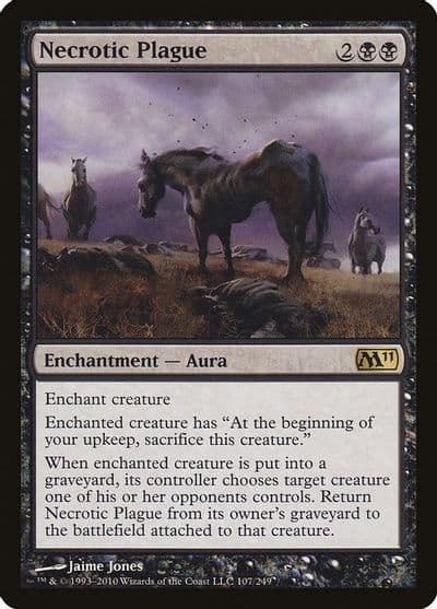 Necrotic Plague Magic 2011 (M11) Magic card