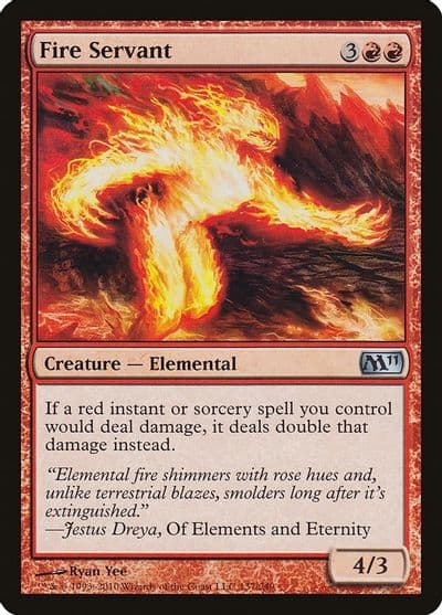 Fire Servant Magic 2011 (M11) Magic card