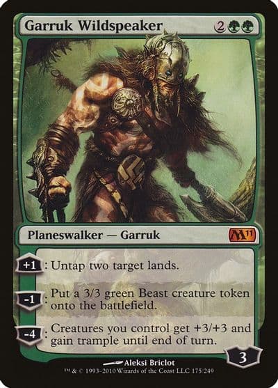 Garruk Wildspeaker Magic 2011 (M11) Magic card