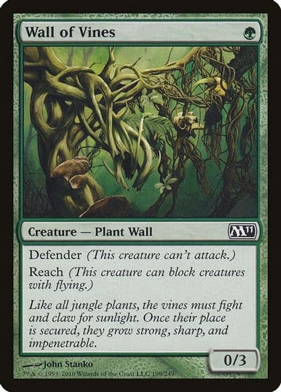 Wall of Vines Magic 2011 (M11) Magic card