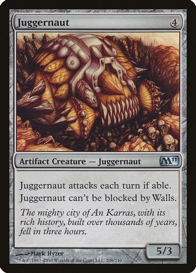 Juggernaut Magic 2011 (M11) Magic card