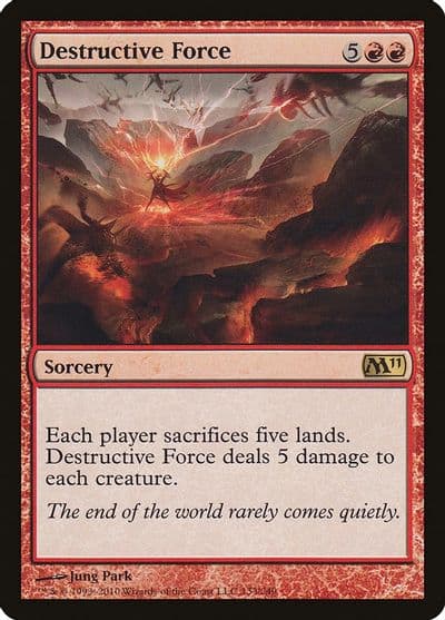 Destructive Force Magic 2011 (M11) Magic card