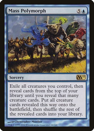 Mass Polymorph Magic 2011 (M11) Magic card