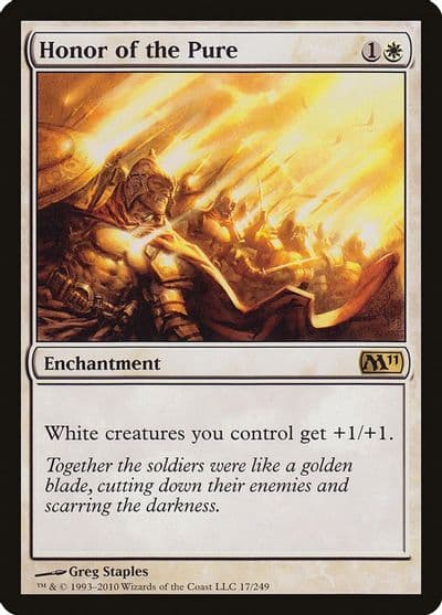 Honor of the Pure Magic 2011 (M11) Magic card