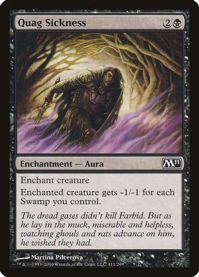 Quag Sickness Magic 2011 (M11) Magic card