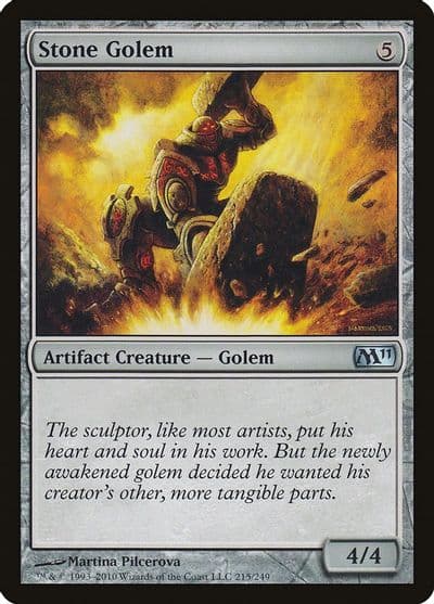 Stone Golem Magic 2011 (M11) Magic card
