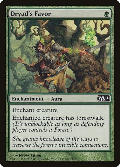 Dryads Favor Magic 2011 (M11) Magic card