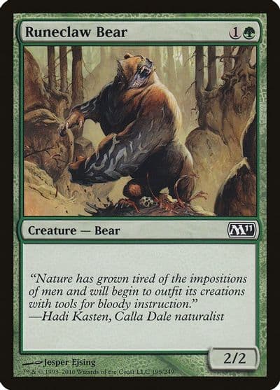 Runeclaw Bear Magic 2011 (M11) Magic card