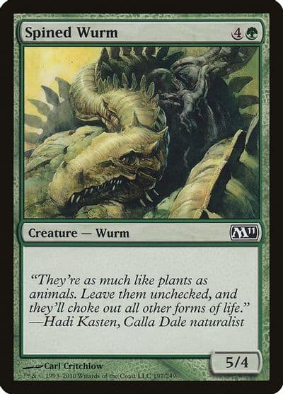 Spined Wurm Magic 2011 (M11) Magic card