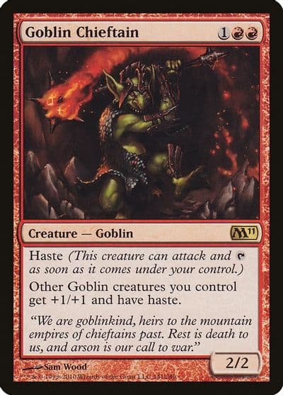 Goblin Chieftain Magic 2011 (M11) Magic card