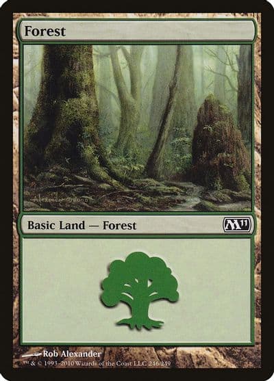 Forest 246 Magic 2011 (M11) Magic card