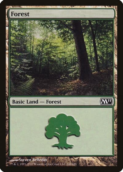 Forest 248 Magic 2011 (M11) Magic card