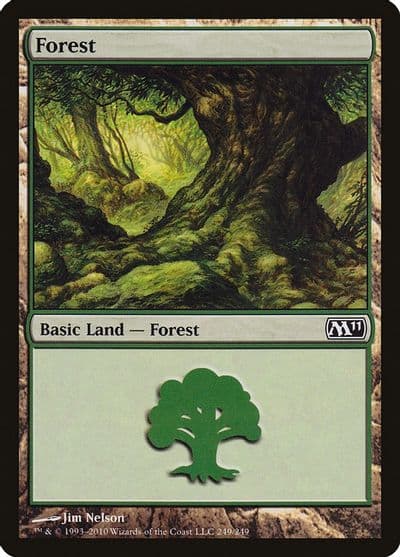 Forest 249 Magic 2011 (M11) Magic card