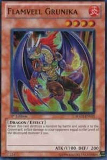 Flamvell Grunika Hidden Arsenal 2 Yu-Gi-Oh! card