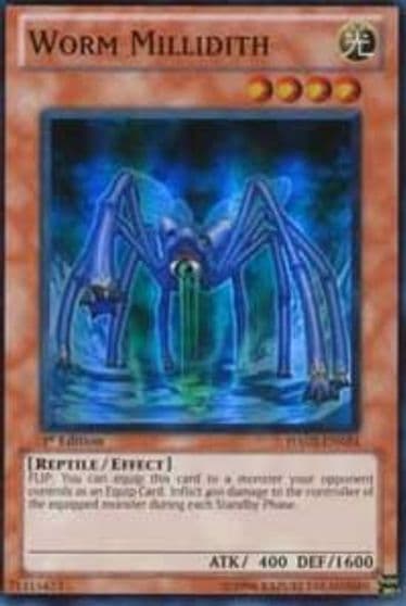Worm Millidith Hidden Arsenal 2 Yu-Gi-Oh! card