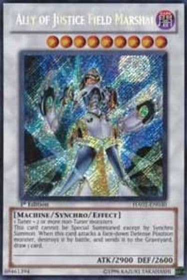 Ally of Justice Field Marshal Hidden Arsenal 2 Yu-Gi-Oh! card