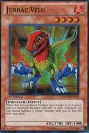 Jurrac Velo Hidden Arsenal 2 Yu-Gi-Oh! card