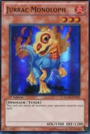 Jurrac Monoloph Hidden Arsenal 2 Yu-Gi-Oh! card