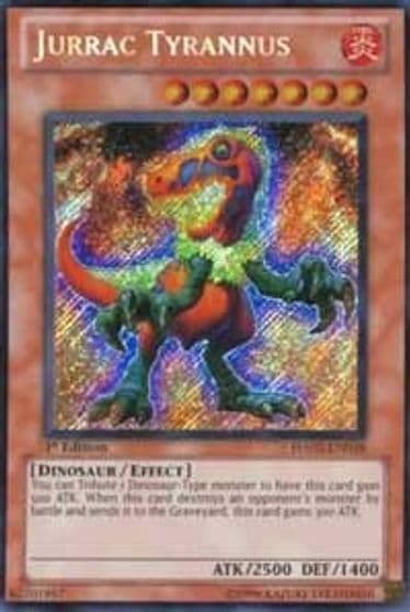 Jurrac Tyrannus Hidden Arsenal 2 Yu-Gi-Oh! card