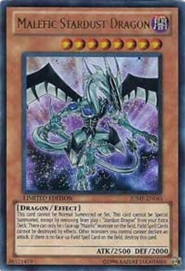 Malefic Stardust Dragon Shonen Jump Magazine Promos Yu-Gi-Oh! card