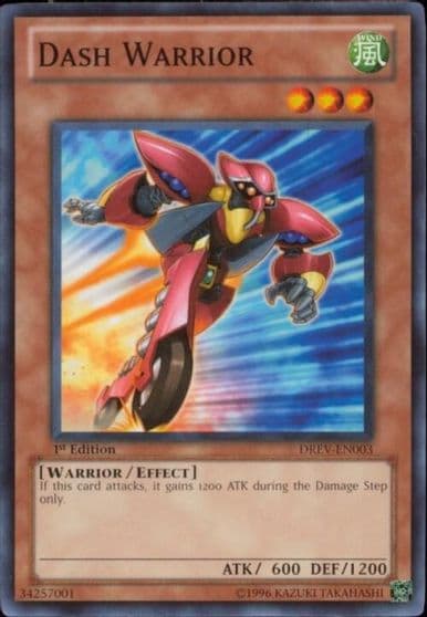 Dash Warrior Duelist Revolution Yu-Gi-Oh! card