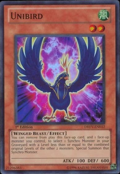 Unibird Duelist Revolution Yu-Gi-Oh! card