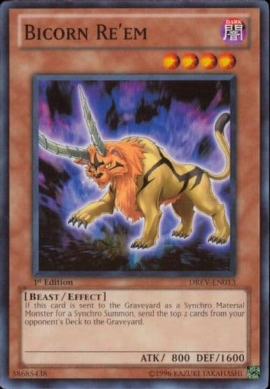 Bicorn Reem Duelist Revolution Yu-Gi-Oh! card