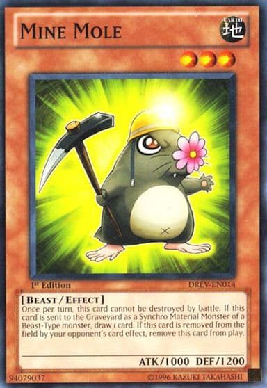 Mine Mole Duelist Revolution Yu-Gi-Oh! card