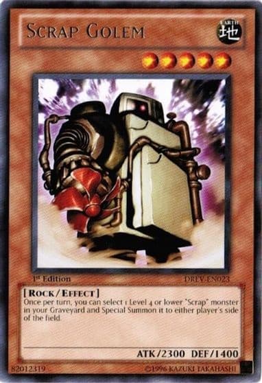Scrap Golem Duelist Revolution Yu-Gi-Oh! card