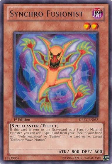 Synchro Fusionist Duelist Revolution Yu-Gi-Oh! card