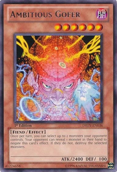 Ambitious Gofer Duelist Revolution Yu-Gi-Oh! card