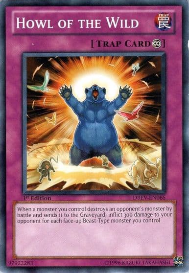Howl of the Wild Duelist Revolution Yu-Gi-Oh! card