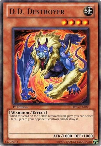 DD Destroyer Duelist Revolution Yu-Gi-Oh! card