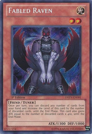 Fabled Raven Duelist Revolution Yu-Gi-Oh! card