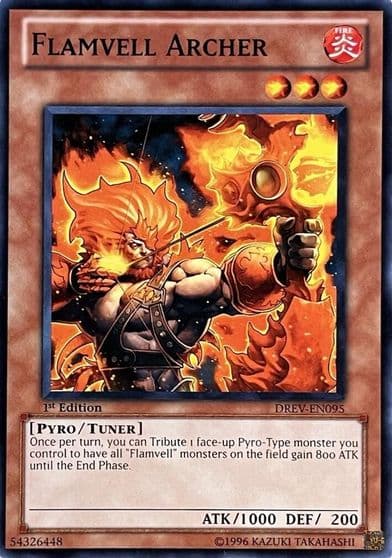 Flamvell Archer Duelist Revolution Yu-Gi-Oh! card