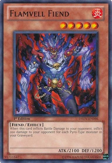 Flamvell Fiend Duelist Revolution Yu-Gi-Oh! card