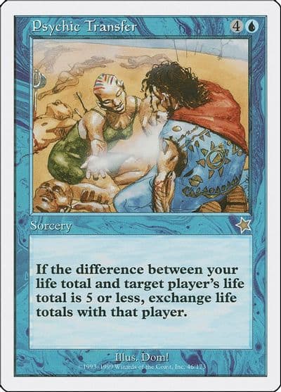 Psychic Transfer Starter 1999 Magic card