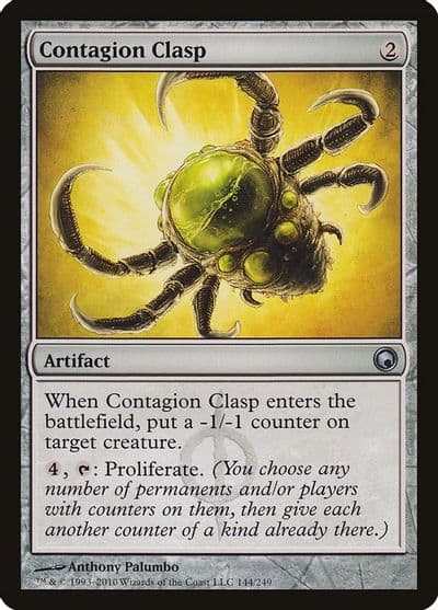 Contagion Clasp Scars of Mirrodin Magic card
