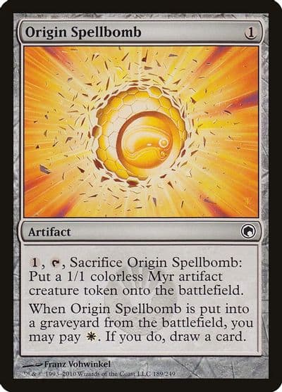 Origin Spellbomb Scars of Mirrodin Magic card