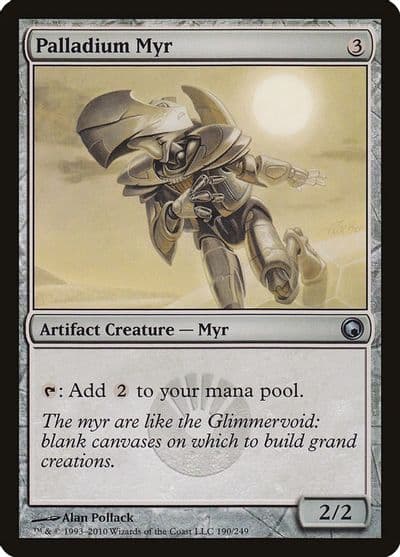 Palladium Myr Scars of Mirrodin Magic card