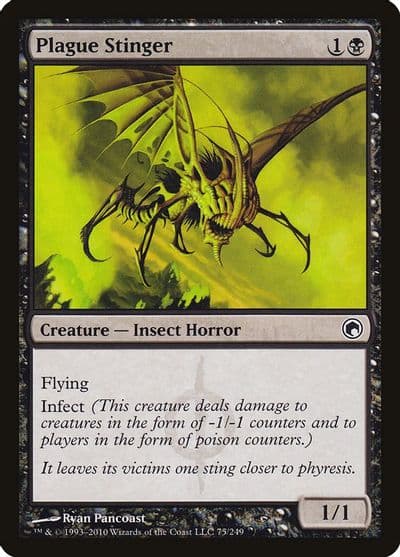 Plague Stinger Scars of Mirrodin Magic card