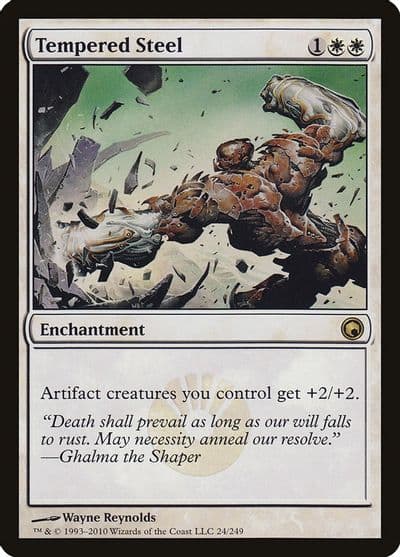 Tempered Steel Scars of Mirrodin Magic card