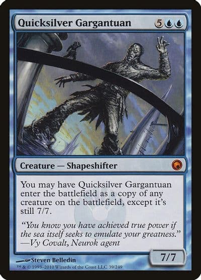 Quicksilver Gargantuan Scars of Mirrodin Magic card