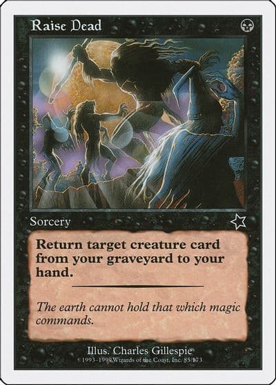 Raise Dead Starter 1999 Magic card